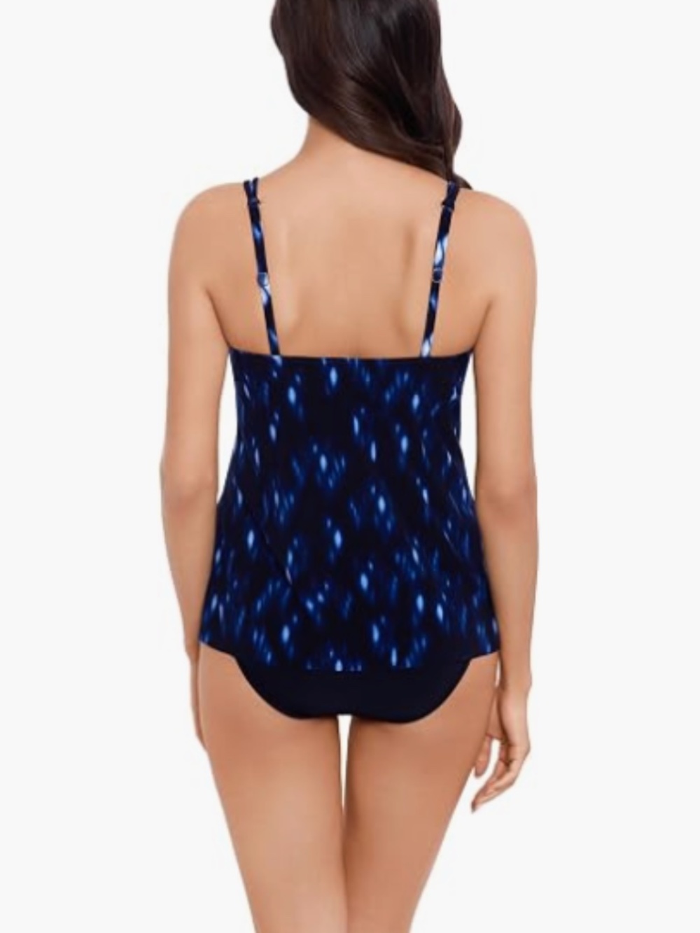 MagicSuit Women's Removable Soft Cup Adjustable Strap Tankini Top Sz 10 7593 - Picture 3 of 4
